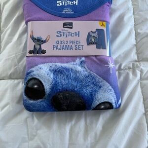 Disney Stitch Kids Pajama Set - Blue and Purple